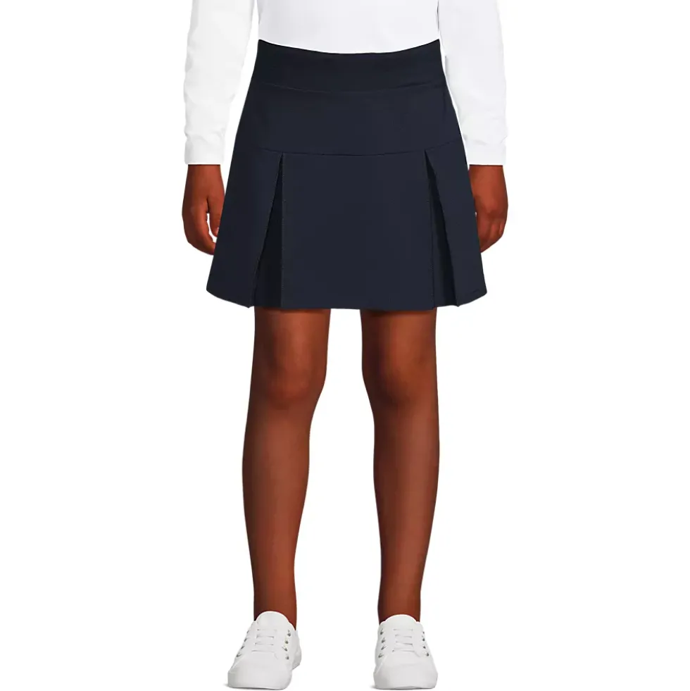 Girls Performance Pleated Skort Above the Knee