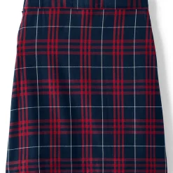 Girls Plaid A-line Skirt Below the Knee