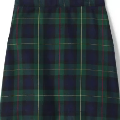 Girls Plaid A-line Skirt Below The Knee
