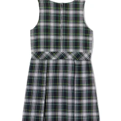 Girls Plaid Jumper Top of Knee