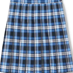 Girls Plaid Pleated Skirt Below the Knee