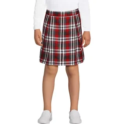 Girls Plaid Skort Top of Knee