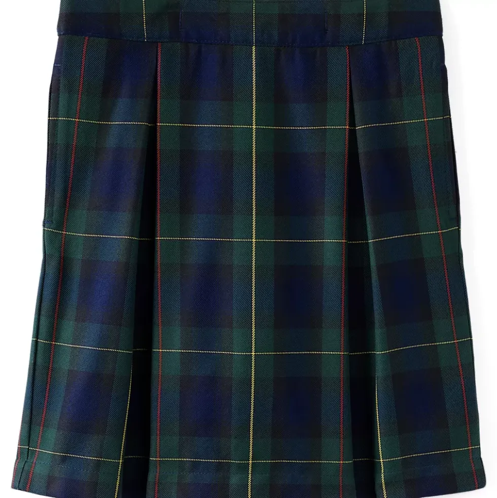 Girls Plaid Skort Top of Knee