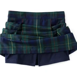Girls Plaid Skort Top of Knee