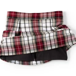 Girls Plaid Skort Top of Knee