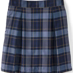 Girls Plaid Skort Top of Knee