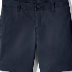 Girls Plain Front Blend Chino Shorts