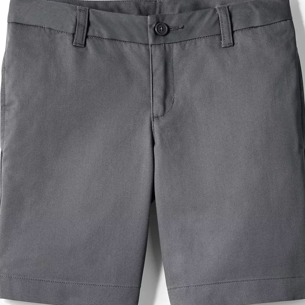 Girls Plain Front Blend Chino Shorts