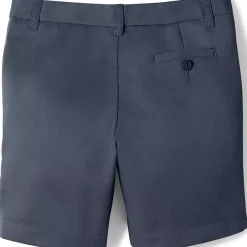Girls Plain Front Blend Chino Shorts