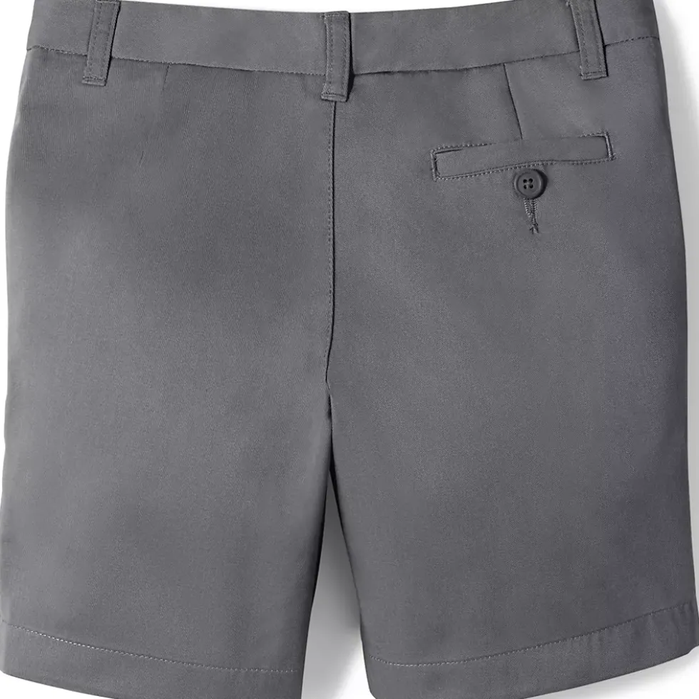 Girls Plain Front Blend Chino Shorts
