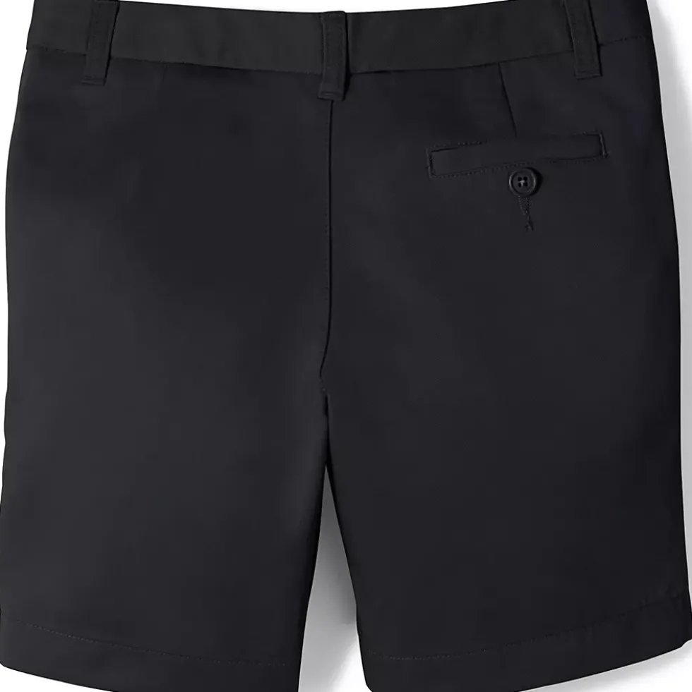 Girls Plain Front Blend Chino Shorts