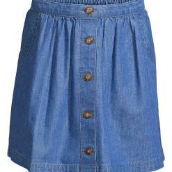 Girls Plus Chambray Twirl Skirt