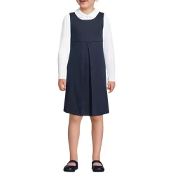 Girls Ponte Pleat Jumper Top of Knee