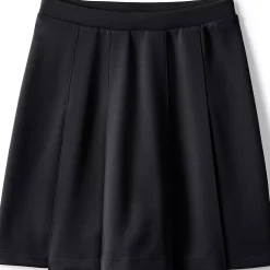 Girls Ponte Pleat Skirt Top of Knee