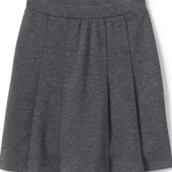 Girls Ponte Pleat Skirt Top of Knee