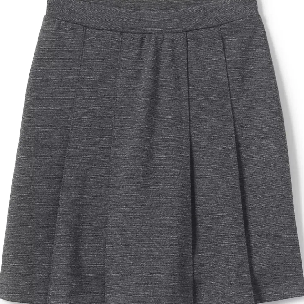 Girls Ponte Pleat Skirt Top of Knee