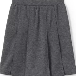 Girls Ponte Pleat Skirt Top of Knee