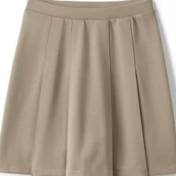 Girls Ponte Pleat Skirt Top of Knee