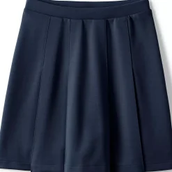 Girls Ponte Pleat Skirt Top of Knee