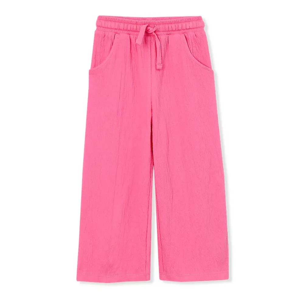 Girls Pull On Knit Gauze Pants