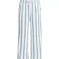 Girls Pull On Knit Gauze Wide Leg Pants