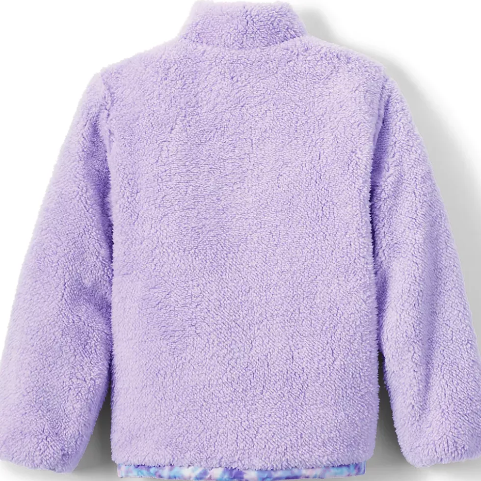 Girls Reversible Fleece Puffer Jacket