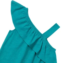 Girls Ruffle Asymmetrical Dress