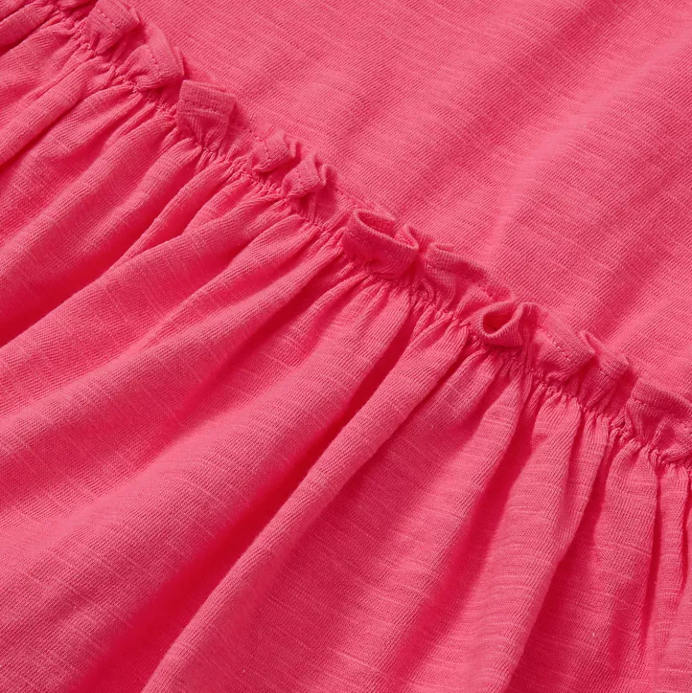 Girls Ruffle Asymmetrical Dress