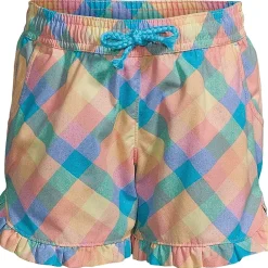 Girls Ruffle Hem Pull On Shorts