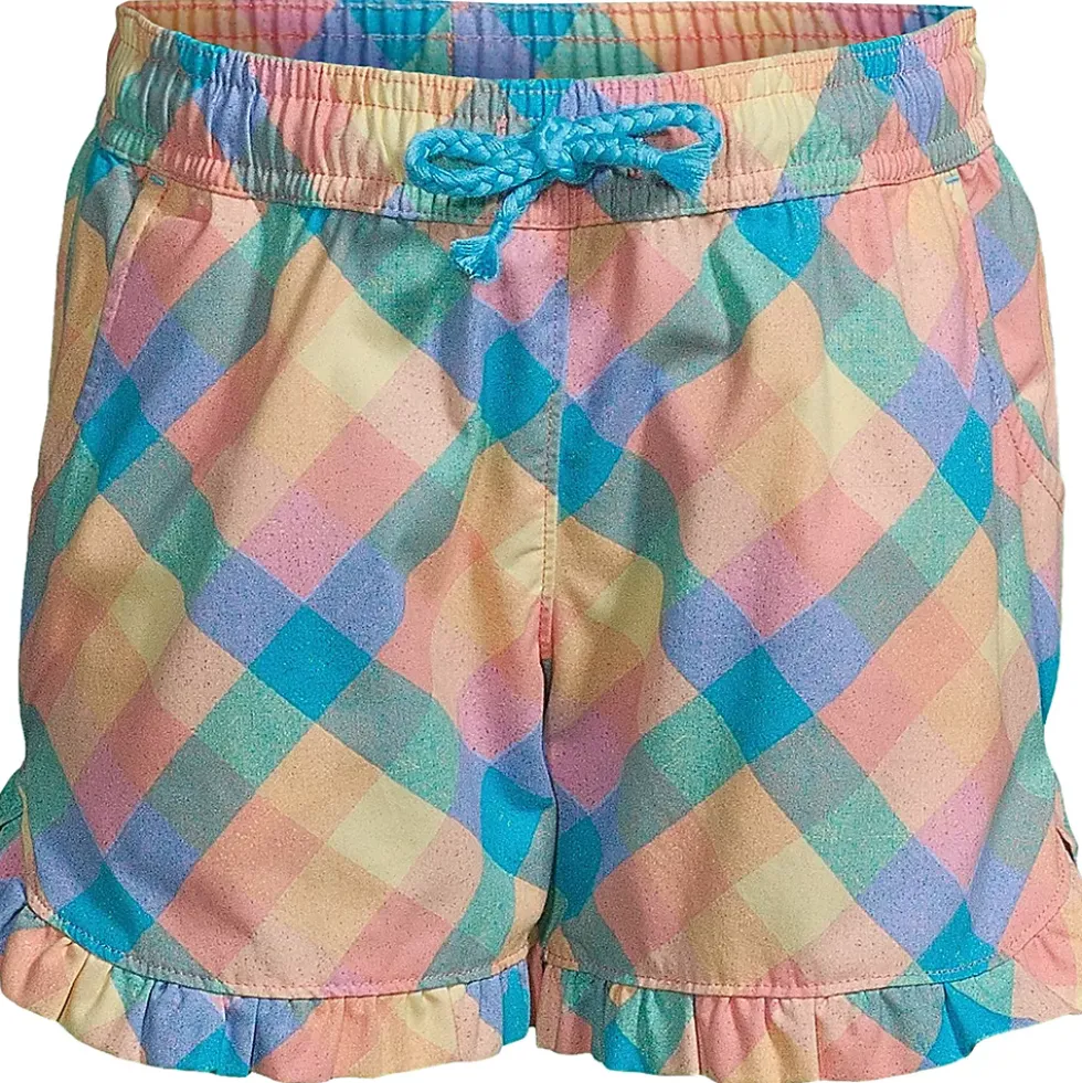 Girls Ruffle Hem Pull On Shorts