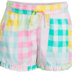 Girls Ruffle Hem Pull On Shorts