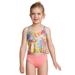 Girls Ruffle Tankini Swimsuit Top