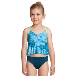 Girls Ruffle Tankini Swimsuit Top