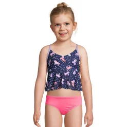 Girls Ruffle Tankini Swimsuit Top