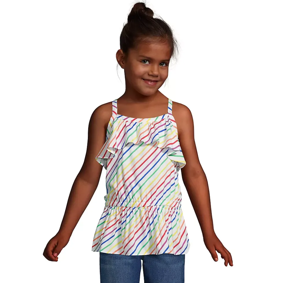 Girls Ruffle Tank Top