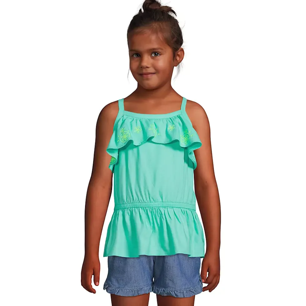 Girls Ruffle Tank Top
