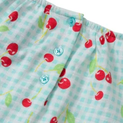 Girls Shirred Puff Blouse