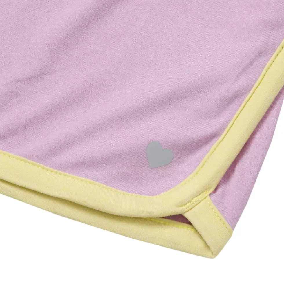 Girls Short Sleeve Active Curved Hem Tee