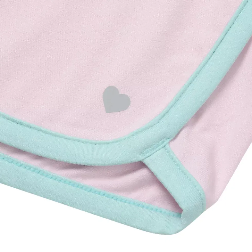 Girls Short Sleeve Active Curved Hem Tee