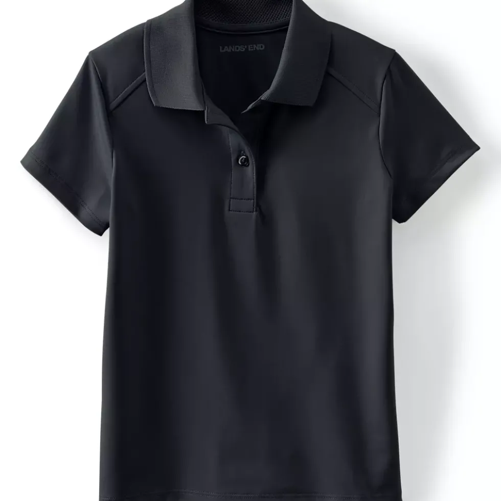 Girls Short Sleeve Feminine Fit Rapid Dry Polo Shirt