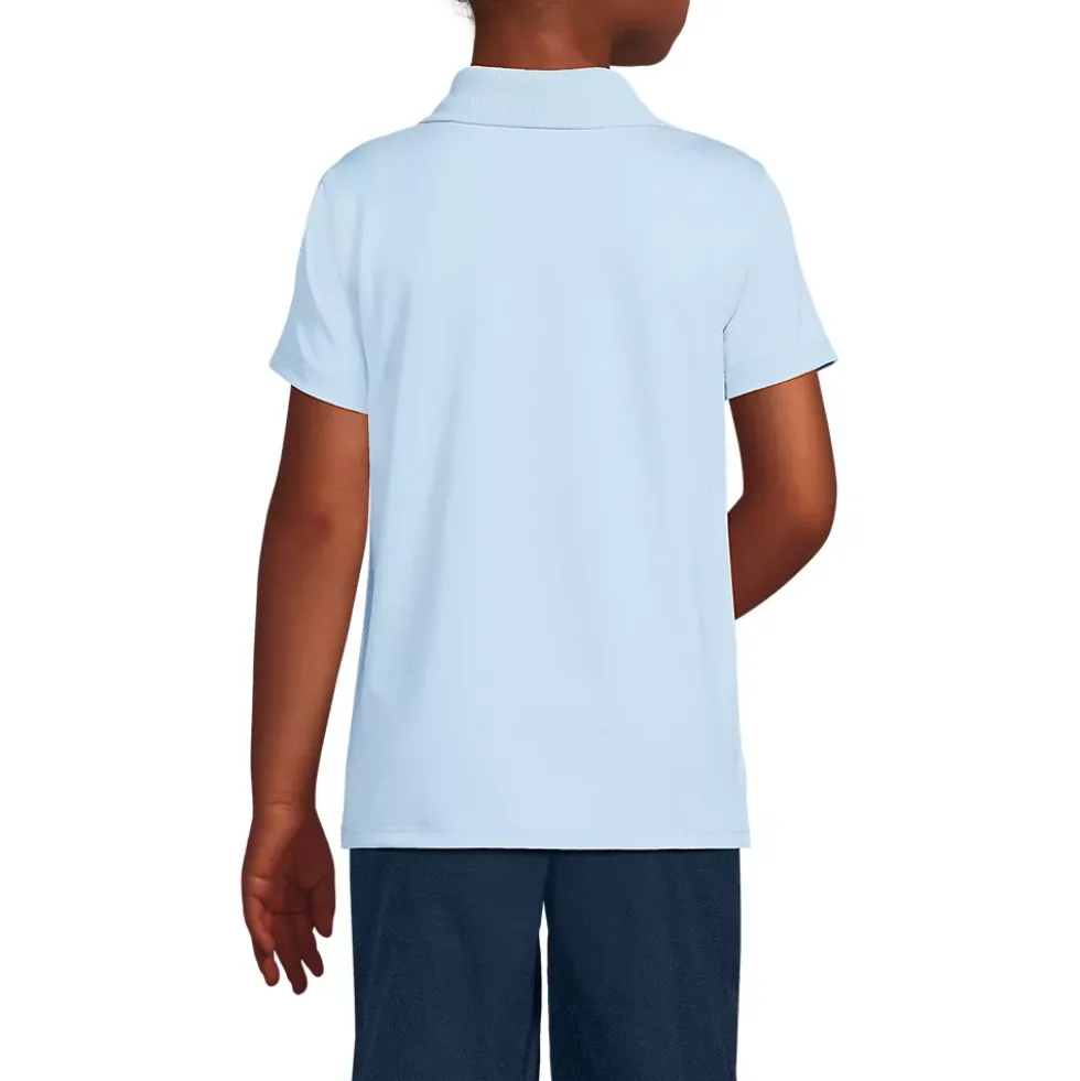Girls Short Sleeve Feminine Fit Rapid Dry Polo Shirt