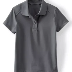 Girls Short Sleeve Feminine Fit Rapid Dry Polo Shirt