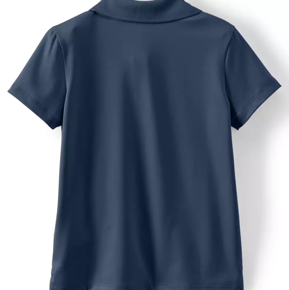 Girls Short Sleeve Feminine Fit Rapid Dry Polo Shirt