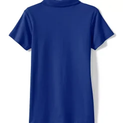 Girls Short Sleeve Feminine Fit Interlock Polo Shirt
