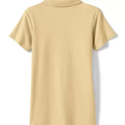 Girls Short Sleeve Feminine Fit Interlock Polo Shirt