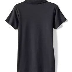 Girls Short Sleeve Feminine Fit Interlock Polo Shirt
