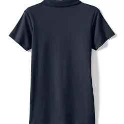 Girls Short Sleeve Feminine Fit Interlock Polo Shirt