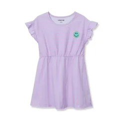 Girls Short Sleeve Gathered Waist Tunic Top
