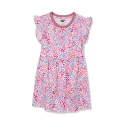 Girls Short Sleeve Gathered Waist Tunic Top
