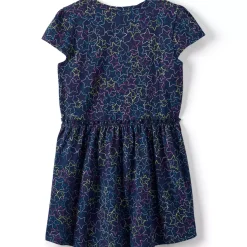 Girls Short Sleeve Gathered Waist Tunic Top
